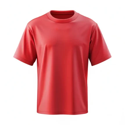 Custom Red Over Sized T-Shirt